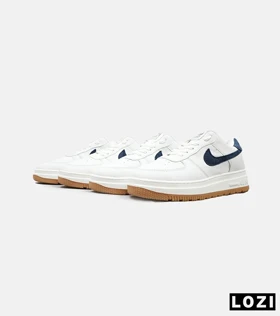 کفش کتانی بزرگ پا سفید سرمه ای نایک NIKE AIR FORCE