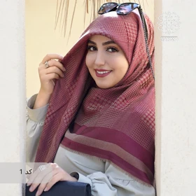 روسری نخ ژاکارد رونا پیچی