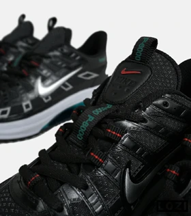 کفش کتانی مردانه و زنانه مشکی نقره ای نایک NIKE P-6000