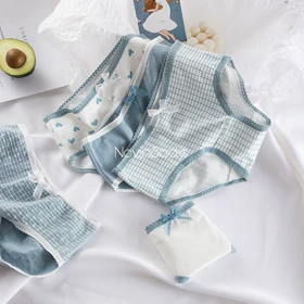 شورت قلبی آبی کد 1839 (سایز XL)