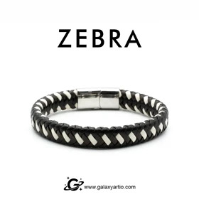 دستبند چرمی زبرا