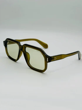 عینک آفتابی زنانه مردانه تام فورد TOMFORDمدل SQUARE SG-f0024طراحی جدید ولوکس (سبز)