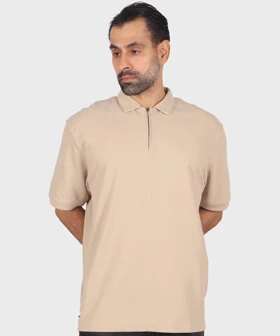 تیشرت نیم زیپ مردانه لش 4208