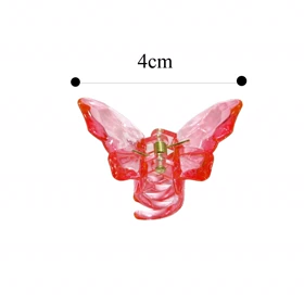 کلیپس مو زنانه مدل پروانه کد G_Lnd_1330 مجموعه 2 عددی