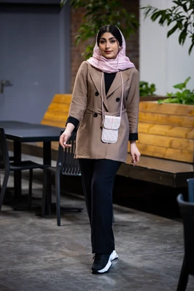 مانتو شلوار ترکیبی کرسپو