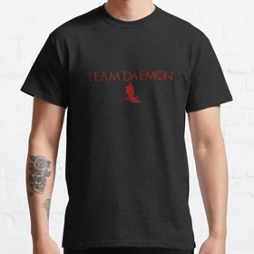تیشرت house of the dragon طرح team daemon red with red dragon Classic T-Shirt کد 195928
