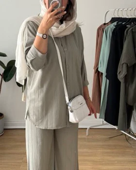 ست مانتو شلوار سیمین