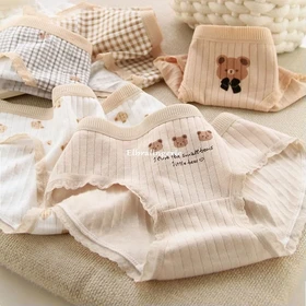 شورت کبریتی زنانه خرس قهوه ای Teddy bear