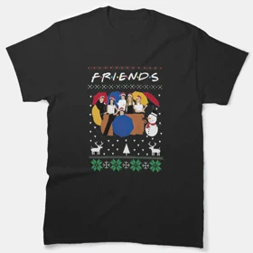 تیشرت friends طرح FRIENDS UGLY CHRISTMAS کد 107727