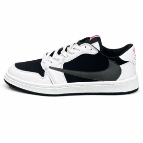 کفش کتانی مردانه مدل نایکی ترویس سفید مشکی نایک طوسی Nike travis