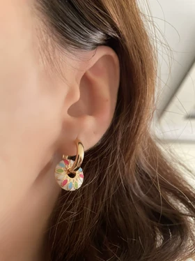 گوشواره های میناکاری ژوپینگ