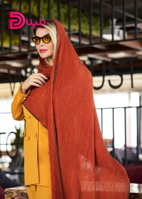 شال پلیسه حاشیه‌دار وارداتی