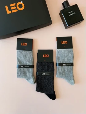 پک جوراب مردانه ساق بلند LEO
