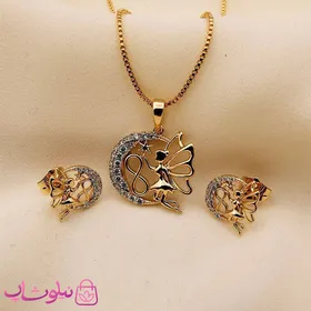 نیم ست زنانه ژوپینگ با طرح فرشته و بی نهایت