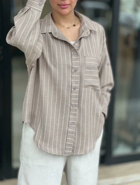 مانتو راه راه کد 935