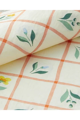 دستمال سفره کاغذی 20 عددی English Home مدل Retro Flowery - کرم