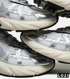 کفش کتانی مردانه و زنانه سفید طوسی کرم Nike cushlon مدل 5681