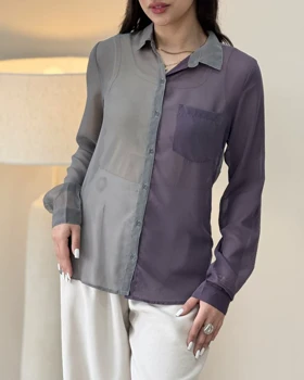 شومیز حریر شیلان کد 30337
