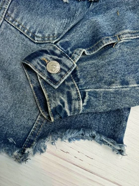 کت جین پایین ریش کد 3289