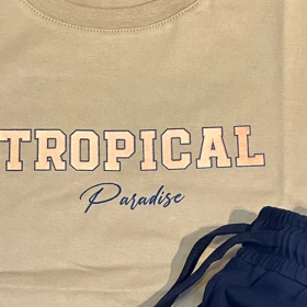 ست کراپ و شلوارک/کد:8167