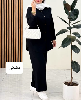 ست دوتیکه مانتو شلوار