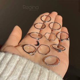 پک انگشتر ماه و ستاره