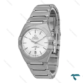 ساعت مردانه امگا کانسلیشن منهتن جدید تمام سیلور خطی Omega-7634-G