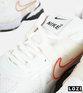 کفش کتانی مردانه و زنانه سفید قرمز مشکی Nike cushlon