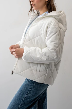 کاپشن کلاه دار زنانه