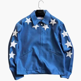 جکت طرح star برند تومارو رنگ آبی 143