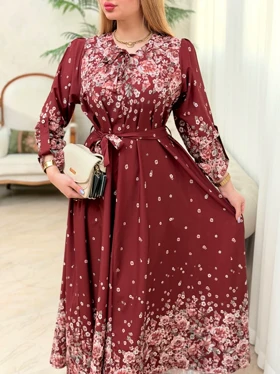 پیراهن ایتالیایی گل ریز 3665