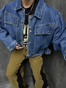 کت جین جیب کج