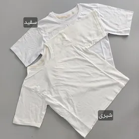 تیشرت کوتاه بیسیک زنانه 38 تا 44