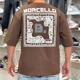 تیشرت مردانه مدل ماکان b رنگ قهوه ای کد 922577