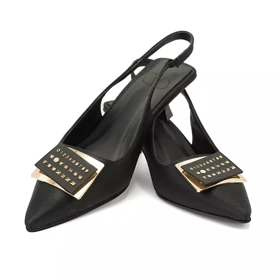 کفش مجلسی زنانه پاشنه‌دار 3 سانت مدل 400322 _ sandal valentino