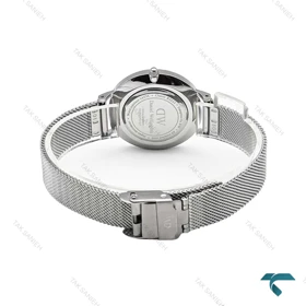 ساعت زنانه دنیل ولینگتون حصیری سیلور صفحه سرمه ای DW-6099-L
