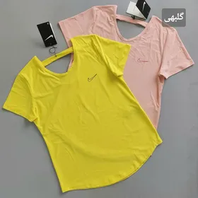 تیشرت یقه بیضی زنانه ورزشی 36 38