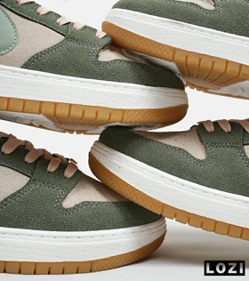 کفش کتانی مردانه سبز کرم نایک NIKE SB