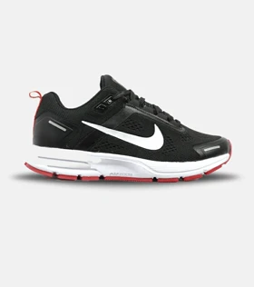 کفش کتانی مردانه مشکی سفید قرمز 24 NIKE zoom structure