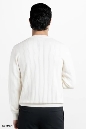 بافت مردانه یقه گرد کلاسیک