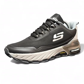 اسکیچرز مکث ضدآب مشکی طوسی