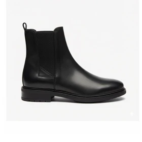 نیم بوت چرم بغل کش ZARA