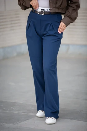 شلوار زنانه بزایاق کمر کش بافت