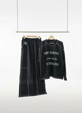 ست مشکی نواردوزی شده