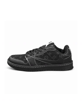 کفش کتانی مردانه مدل نایکی ترویس مشکی طرح دار Nike travis
