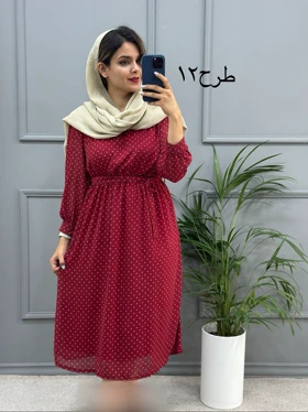 پیراهن حریر میدی 323