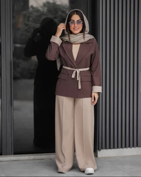 ست کت و شلوار زنانه کجراه دو رنگ