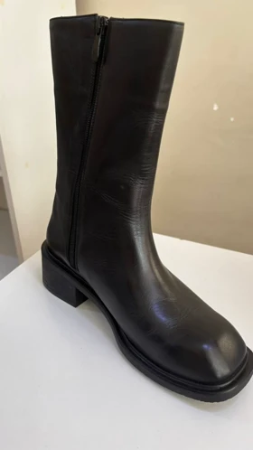 نیم بوت زنانه مشکی مدل Emma -- gb