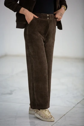 شلوار زنانه دکمه زاماک