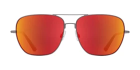 عینک آفتابی اسپای مدل SPY Tatlow Matte Gunmetal - HD Plus Gray Green with Red Spectra Mirror